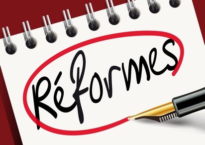Le calendrier des réformes prévues par le gouvernement.